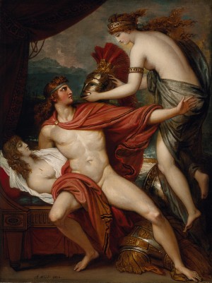 Thetis bringing armor to Achiles